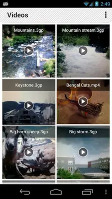 Videos android App screenshot 1